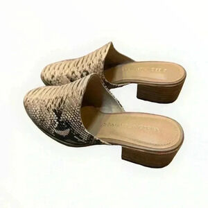Gibson Latimer Snake skin mules size 7 1/2 M, Pre-Owned New Without tags